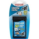 Maxell CD-305 CD Cleaning Cloths, 50 Pack