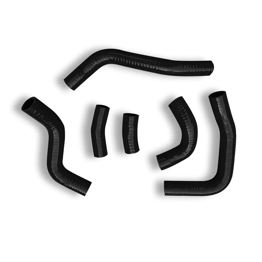 Refrigerante Manguitos Compatible con Crf450 para R 2013 2014 Mangueras De Refrigerante De Radiador De Silicona Mangueras De Radiador De Motor De Automóvil(Black)