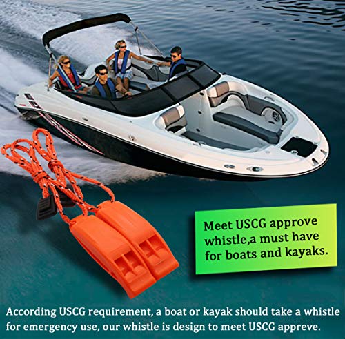 image for Botepon Marine Boat Whistle Coast Guard Approved Whistle Kayak Whistle