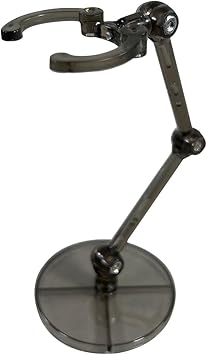 Versatile Action Figure Display Rack Allows for Creative Arrangement Of Action Figures For Decorating Collectibles And Toys Bases Display Stand Table, clear black, 5.5x5.5x5x3cm