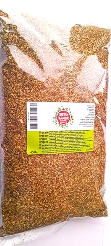 CRETAN F8ARMERS Oregano 450g from our farm dried rubbed oregano non GMO.