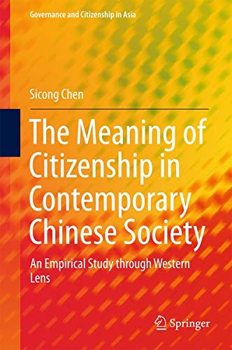 Buy The Meaning of Citizenship in Contemporary Chinese Society — BookShops.in
