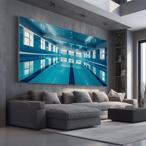 Impression sur toile de grand format avec cadre mural d'architecture moderne