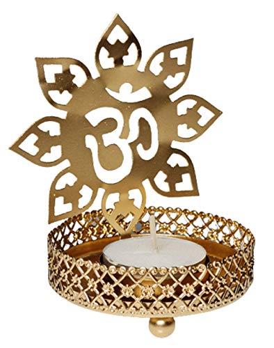 Om Shape Diwali Shadow Diya Deepawali Traditional Decorative Diya Om Shape For Home/Office.religious Tea Light Candle Holder Stand. Diwali Decoration Diwali Gift #TOP2