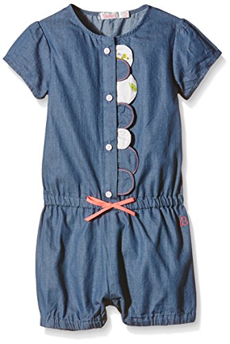 Billieblush Baby Girls' Chambray Romper, Denim Blue, 3Y