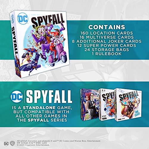 DC Spyfall juego de mesa para 3 a 8 jugadores miniatura 7