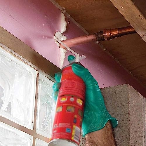 Image of 20 Pieces Spray Foam Replacement Tube Nozzle Tips with Brush Spare Straws Screws on Cans