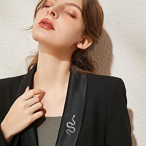 Snake Brooch Pin Vintage Coat Accessory Metal Animal Lapel Banquet Badge Backpack Bag Pin3