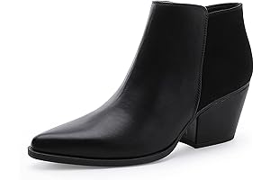 Women's Fashionable and Versatile Pointed Toe Booties