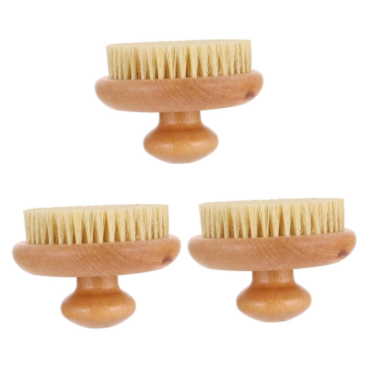FRCOLOR 3 Pz Spazzola Da Bagno Scrub Spazzola Per La Doccia Spazzola Per Doccia Spazzoloni Siliconici Spazzola Per Il Viso Scrubber Corpo Esfoliante Corpo in Setola b Spugna Sisal Luffa