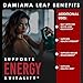 AMALTH Damiana Leaf Extract |1000 mg | 120 Damiana Capsules | Non-GMO, Gluten Free | Turnera Diffusa Organic Damiana Herb & Damiana Powder Supplement | Supports Wellness with Damiana