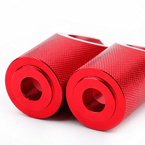 Sangmei 2 unidades de suporte de pé de alumínio compatível com Honda Ruckus Zoomer CV#