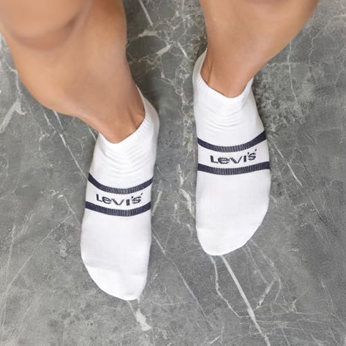 Image of Levi's LS304 Men's Compact Cotton Stretch Ankle Low Cut Socks (Pack of 3)