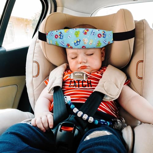 4 Stück Kindersitz Festes Kopfband, Am Kopf Montierter Auto-Kindersitz, Kopfschutz Für Baby, Kindersitz-Kopfstütze Zum Schlafen, Auto-Kindersitzhalterung