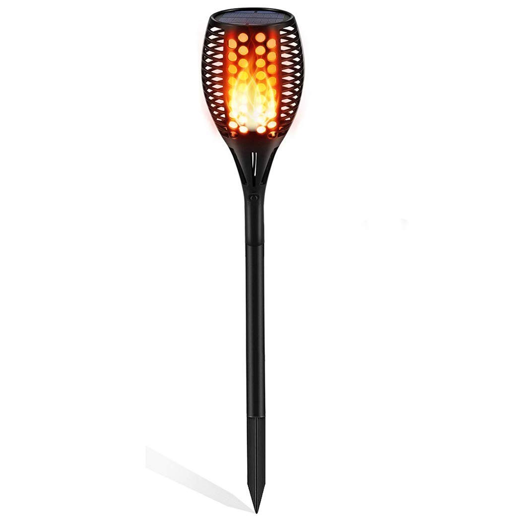 LED Solarne latarnie ogniskowe, migotliwe, tańczące, światła do ogrodu, solarne płomienie, światła od zmroku do świtu, automatyczne włączanie/wyłączanie, wodoodporne światła solarne do ogrodu