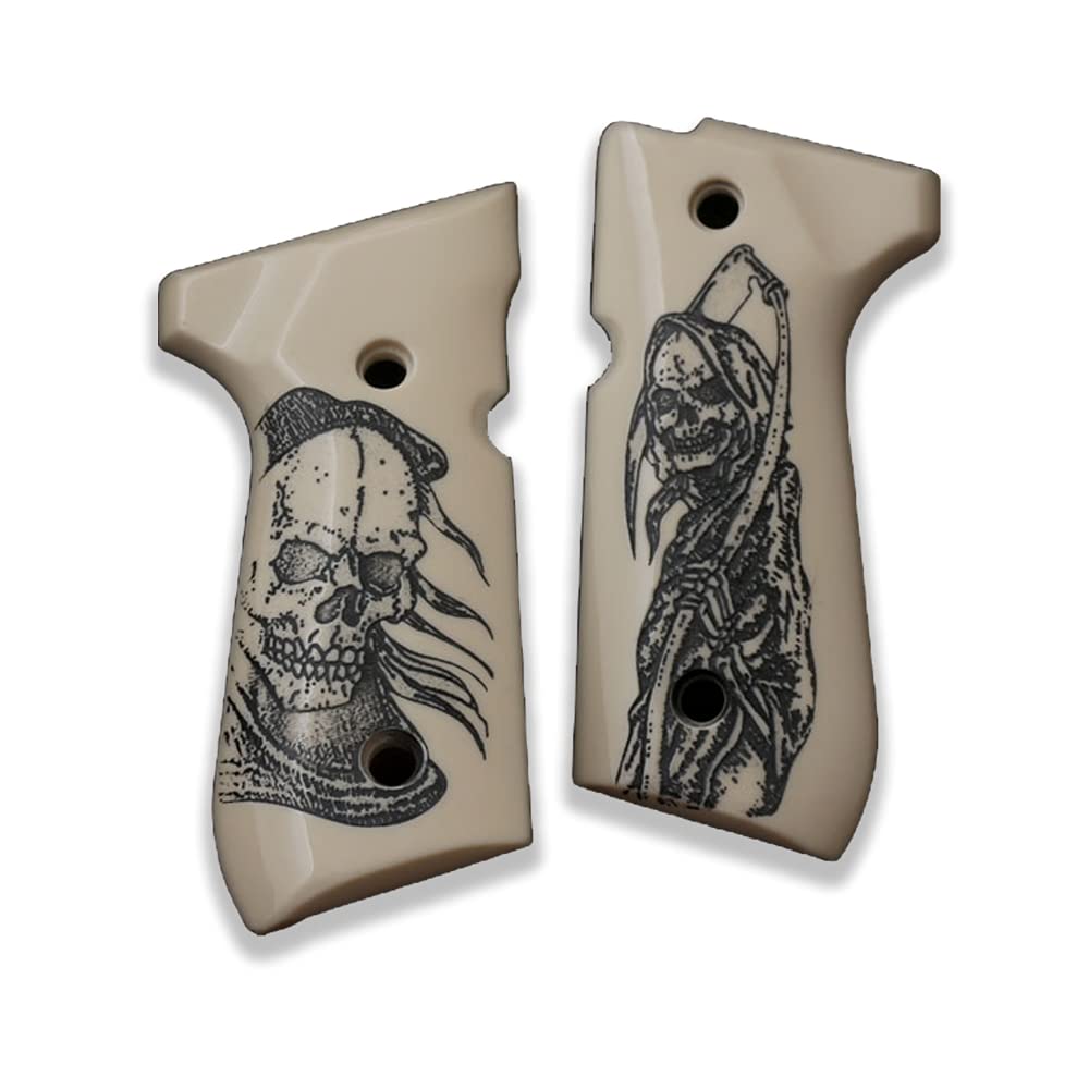 Poignées En Noyer Véritable Pour Beretta 92FS, M9, 92G, Etc. - Style Personnalisé - KSD Grips