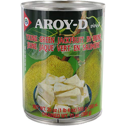 AROY-D Grüne Jackfrucht in Wasser, 24er Pack (24 x 513 g)