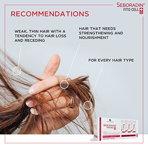 SEBORADIN FITO CELL Hair Serum for Stronger Hair 15 x 6 g Hair Loss and Regrowth Swiss Technology Stem Cells Phytocelltec Malus Domestica Hair & Scalp Treatment Hair Care & Hair Products - Image 6