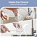 Ganiza Food Processor, 2-Speed Food Chopper Meat Grinder with 8 Cup Stainless Steel & 8 Cup Glass Bowls, Upgraded Button & Smart Overheat Protection Light - Includes Clean Brush, 2 Sets of Blades