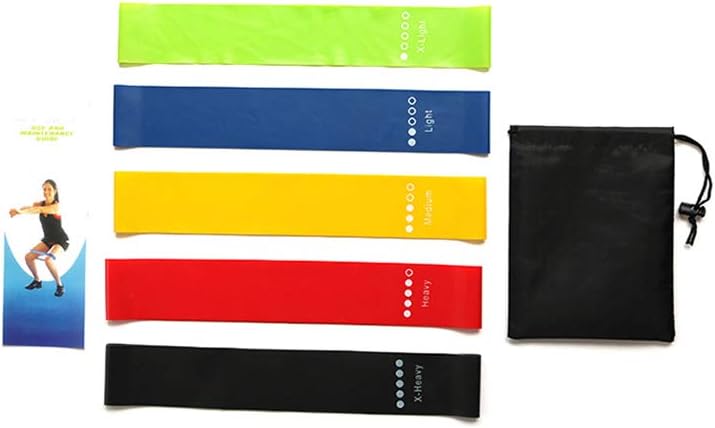 Haisea Resistance Bands- Latex Exercise Bands Resistance-Mini、Legs、arms、Hip、Yoga Resistance Band-Exercise Stretch Bands Resistance-Gym Exercise Bands,Resistance Bands for Men and w