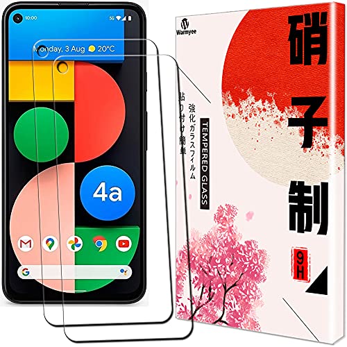 Google Pixel 4a 5G 用の ガラスフィルム 旭硝子 強化ガラス 液晶保護 耐衝撃 高透過率 9H硬度 気泡ゼロ