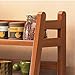D-werack Coffee Station Organizer, Mug Holder Countertop, Kitchen Counter Shelf for Tea Coffee Bar Accessories, Matcha Stand, Cup Display, Condiment Storage Rack, 2 Tier, Brown