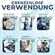PandaCleaner Isopropanol/Reinigungsalkohol - 1000ml - Reinigungsflüssigkeit für Haushalt, Handwerk & Industrie - Mit Dosiervorrichtung