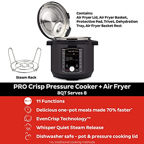 Reviews for Instant Pot Pro Crisp 11in1 Electric Pressure Cooker with