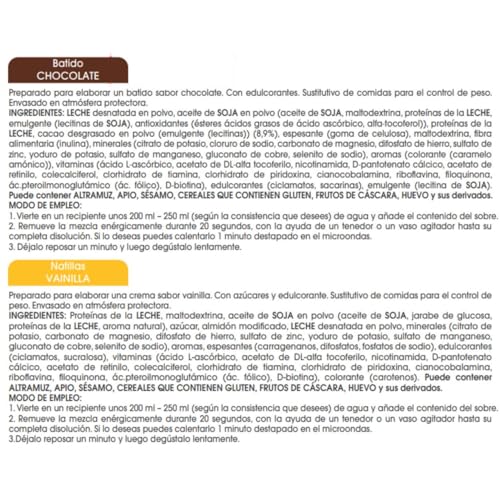 Miniatura 5 de Bimanán Plan Objetivo 2 Semanas, Incluye Batidos, Barritas, Natillas, Cremas Y Coctelera De Regalo