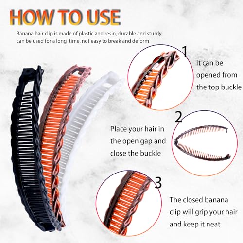 18 piezas pinzas tipo banana para cabello clásico miniatura 5