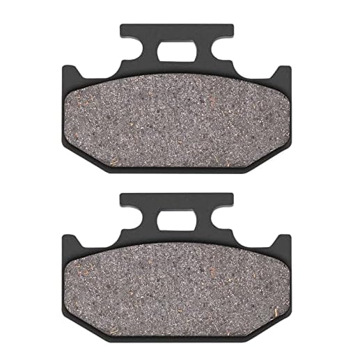 AHL Motocicleta Pastillas de freno Trasero para Kawasaki KLX 650 C1-C3 1993-1997/ Yamaha DT 125 RE 2005-2007 (Semi metal)