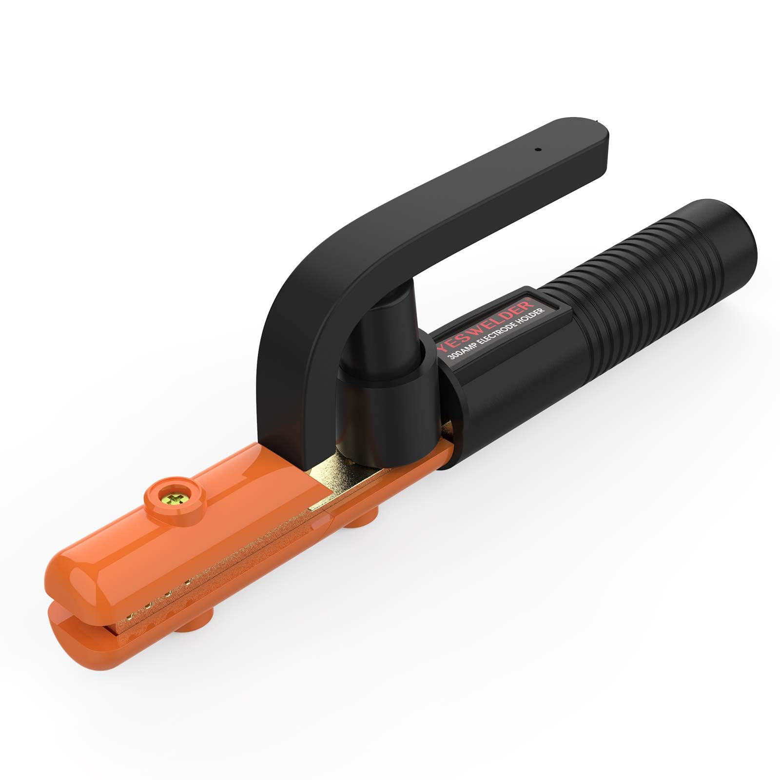 YESWELDER Soporte para electrodos de soldadura de cobre puro, materiales de latón, 300 A