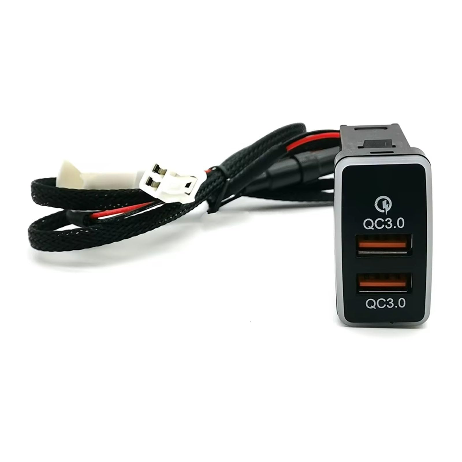 Presa USB Presa Ausiliaria Compatibile Con Toyota Per Fj Cruiser Car QC3.0 Doppia Caricabatterie Porte Presa Adattatore Telefonico Interfaccia USB AUX auto