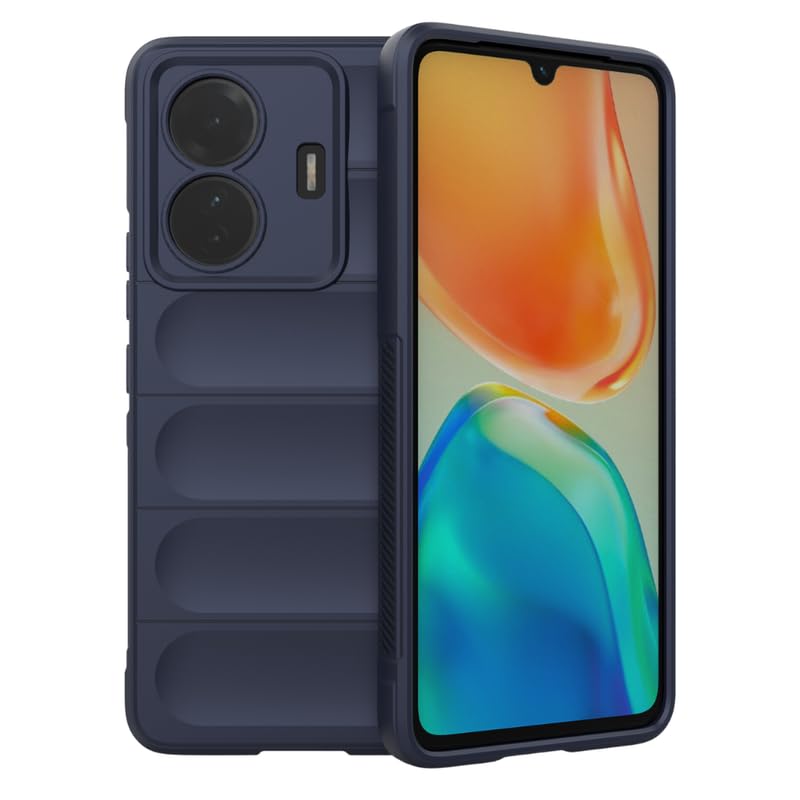 Casodon Back Case Cover for Vivo T1 Pro 5G, Compatible for Vivo T1 Pro 5G Back Case Cover, Matte Case with Inner Lining, Liquid Silicon Magic Case with Side Grip Camera Protection (TPU, Blue) (B0D5DDHT7H) Amazon Price History, Amazon Price Tracker