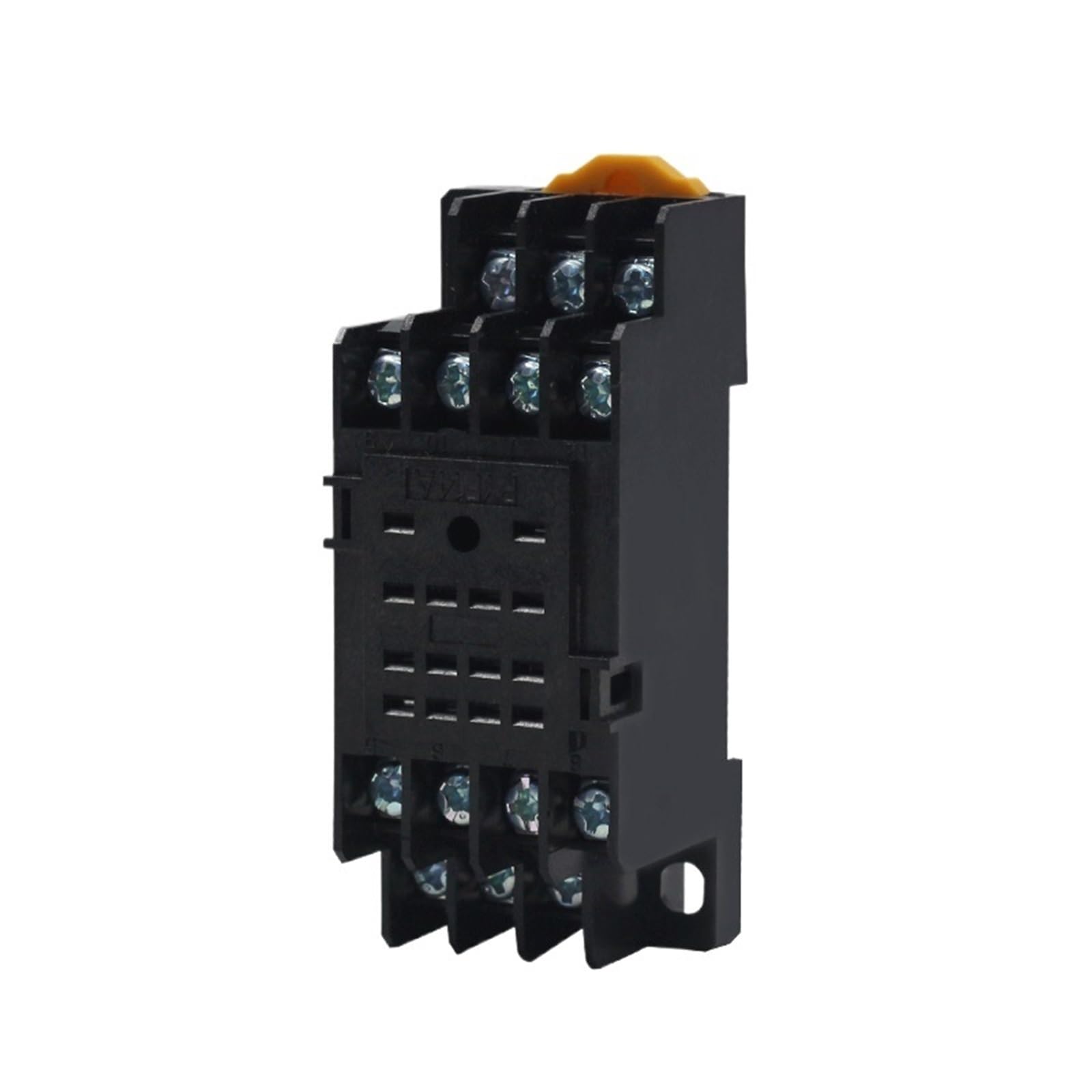 Relé MY4P HH54P MY4NJ Bobina General DPDT Micro Mini Interruptor de Relé Electromagnético con Base de Zócalo LED CA 110 V 220 V 12 V 24 V(AC,24V-with Base)