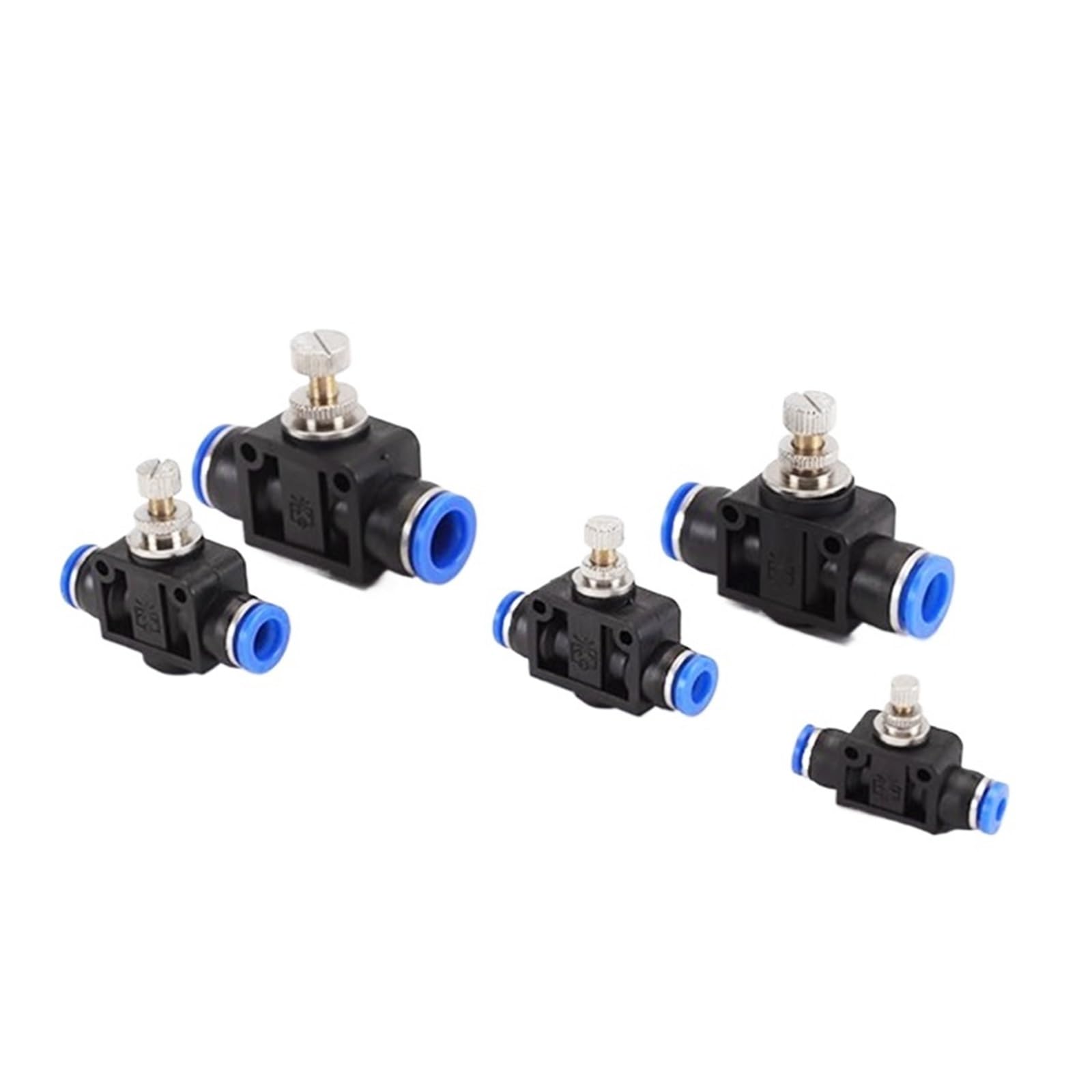 Złączka pneumatyczna 20/50 szt. SA zawór motylkowy sterujący przepływem powietrza 4 mm 6 mm 8 mm 10 mm 12 mm wąż do wody opona ręczna złącze wtykowe (SA-12,20 szt)