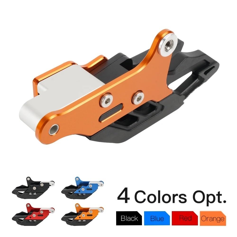 Protector cadena Moto Cadena Protector Guía de cadena de motocicleta compatible con EXC 300 XCF-W 500 EXC-F 450 SX-F 350 XC-F 250 XC-W XC 150 SX 125 | Black A
