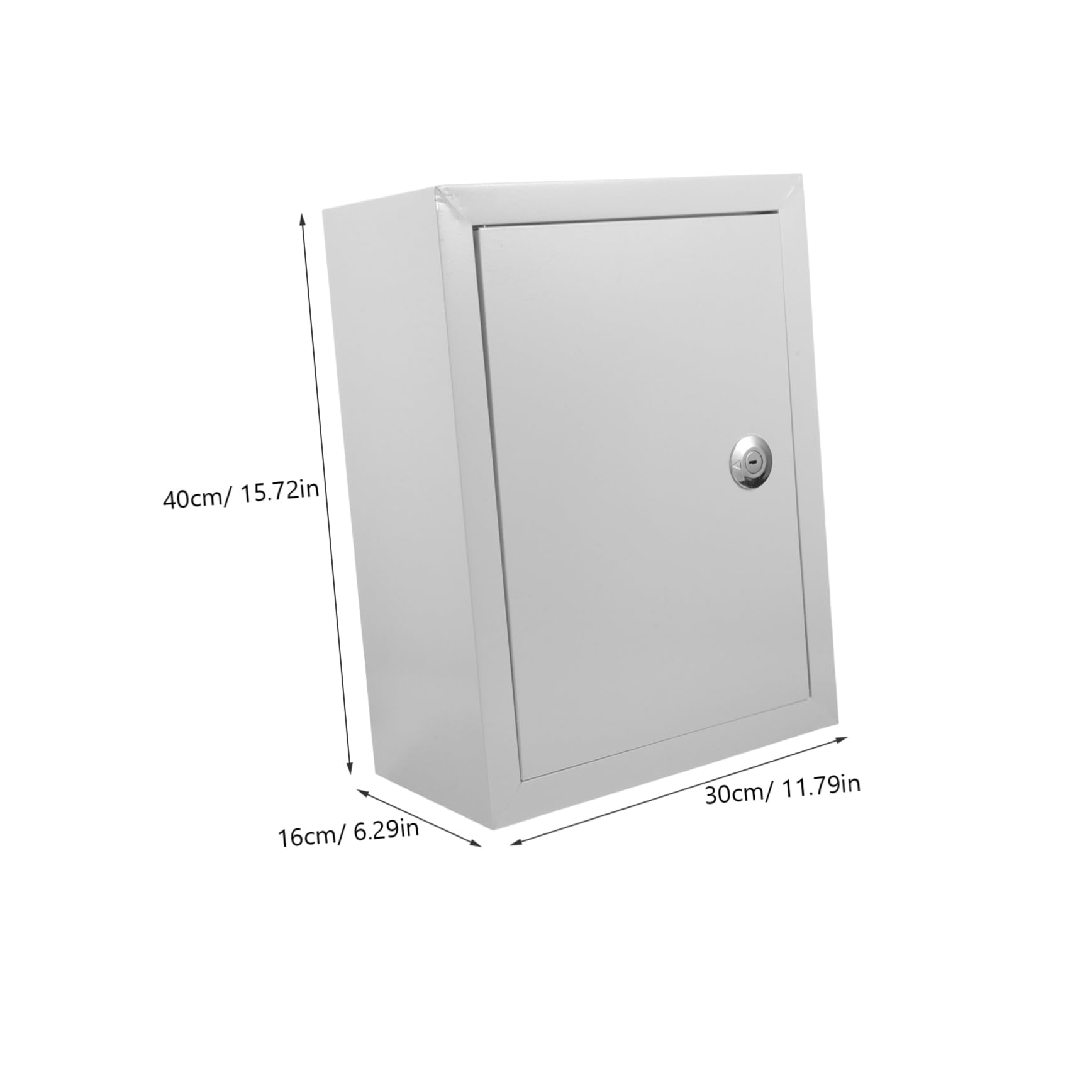 Caja Eléctrica Resistente Intemperie de Aluminio Plata | Montaje en Pared, Protección contra Salpicaduras y Polvo, Uso Comercial E Industrial, para Distribución Eléctrica
