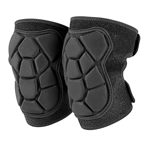 OTraki 膝当て 作業用 マジックテープ式 2cm厚い 膝パッド 柔軟性 通気性 装着簡単 滑り止め Soft knee pads ひざサポーター 野球/ランニング/ダンス/山に登る スポーツ用 両膝セット 男女兼用