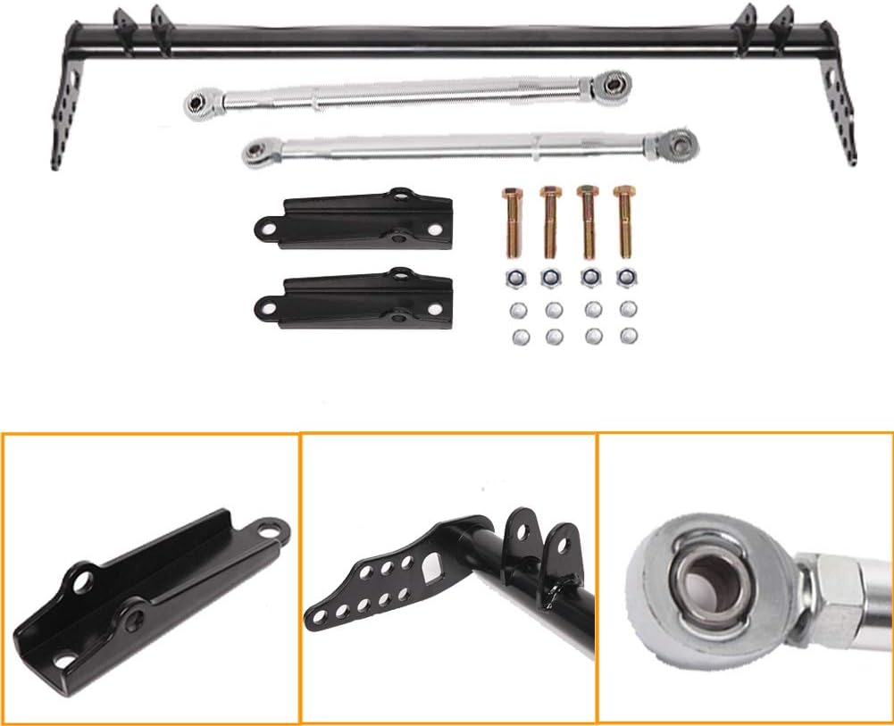 MOOSUN Front Suspension Traction Control Lower Tie Bar Kit for Honda Civic 92-95 for Acura for Integra 94-01 for Honda DEL SOL 93-97