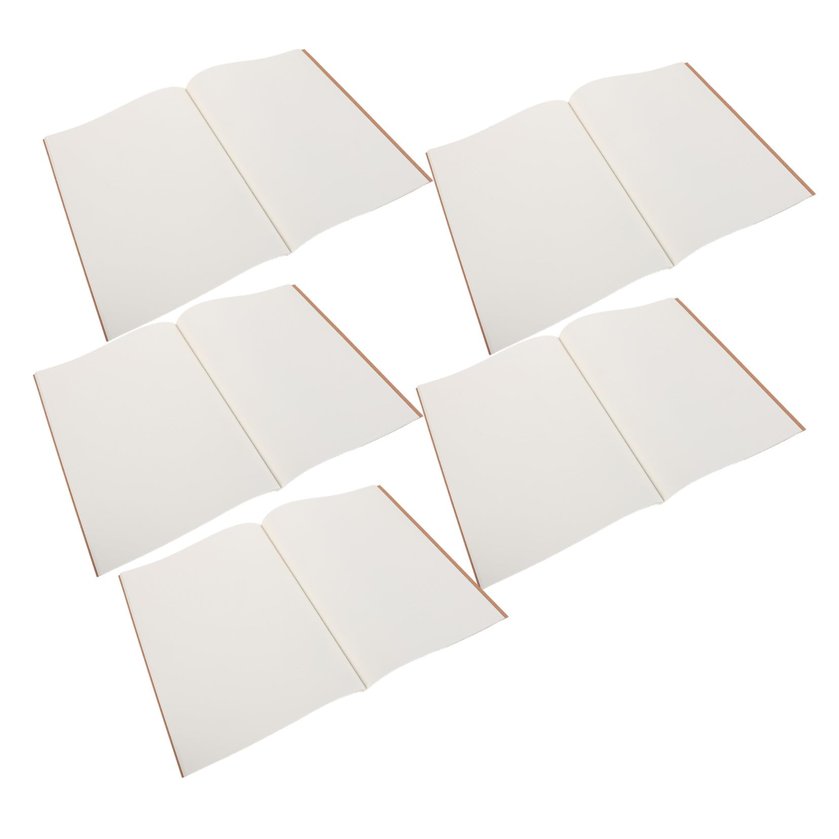 Tagebuch Notizbuch mit Leeren Seiten, 5 Stück-pack A4, Papier