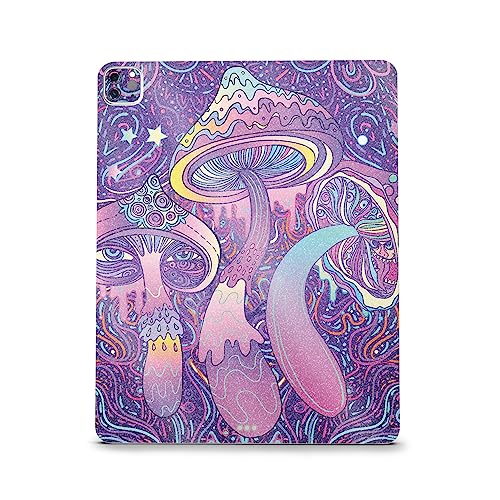 Image of MightySkins Carbon Fiber Skin Compatible with Apple iPad Pro 12.9 inch M2 6th Gen (2022) Full Wrap Kit - Bad Trip | Protective, Durable Textured Carbon Fiber Finish | Easy to Apply | Made in The USA