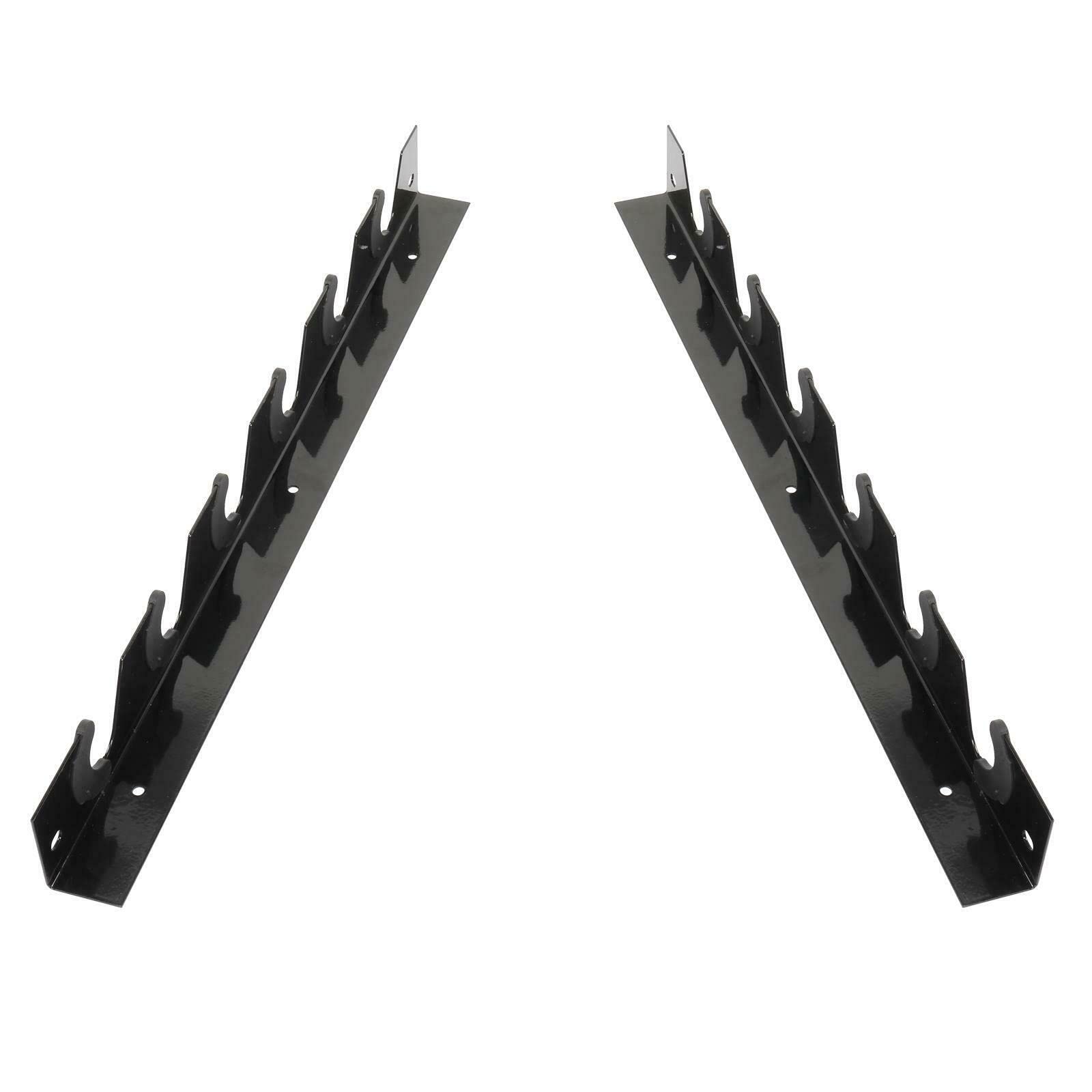 TimmyHouse Barbell Rack Storage Weight Plate Hold 6 Barbells Six-Story Wall-Mounted Home