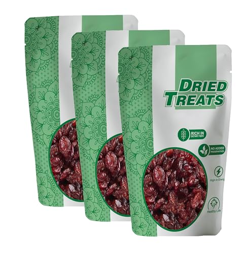 Image of Dried Treats Dried Fruits Nuts And Seeds (Dried Craneberry Slice, 600 grams (3X200G))