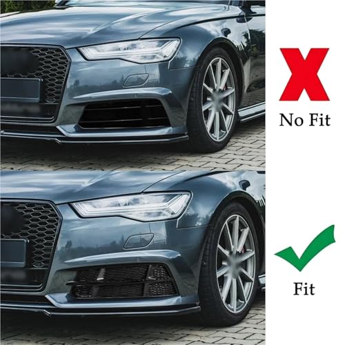 Cubierta de luces de parachoques para reparar el frontal derecho de Audi A6 6