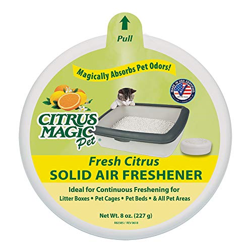 Citrus Magic Pet Odor Absorbing Solid Air Freshener Fresh Citrus, 8-Ounce