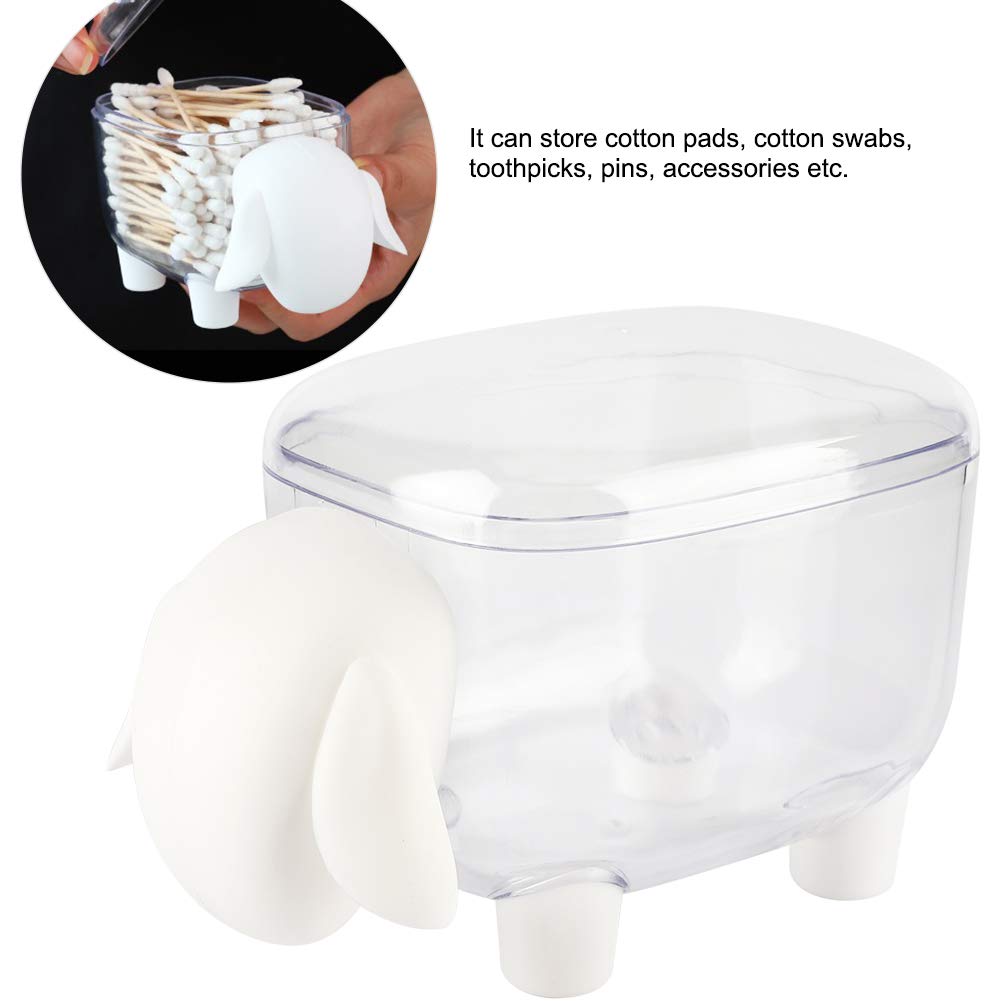 Porta Cotton Fioc A Forma Di Pecora - 2 Pezzi Carini E Pratici Per Bagno - Foto 2