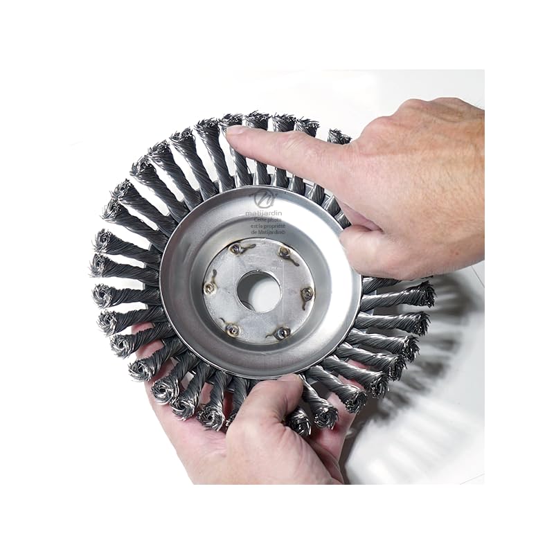 Matijardin - Tête brosse désherbage débroussailleuse Master 360 Universelle Ø 230 mm Alésage 20 mm