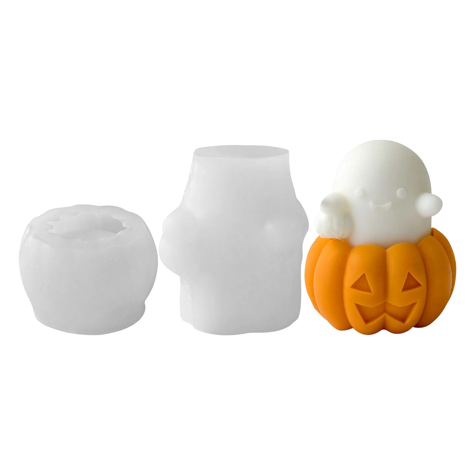 Buxuaaaa A Buxuaaa Halloween Silicone Mold Set For Eerie Spirit Pumpkin Making Nd Home Decoration Crafting Projects Multipurpose Silicone Craft Mold
