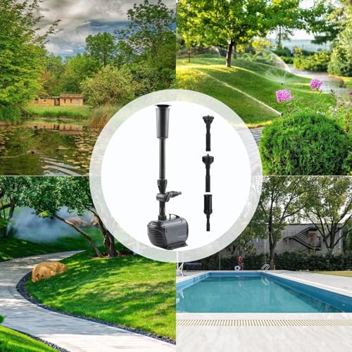 Pompe pour fontaine à eau à moteur économe et débit continu réglable - 6